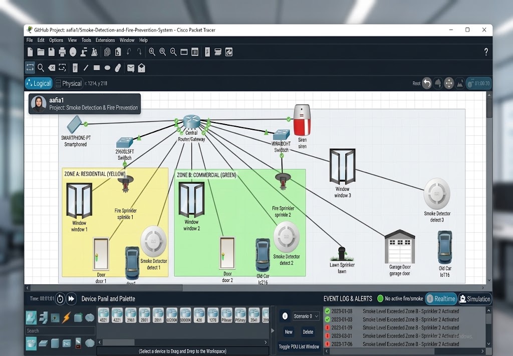 Smoke Detection & Fire Prevention System project preview